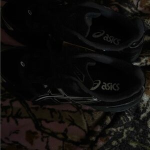 Asics Black and White Running Shoes